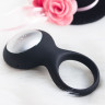 Эрекционное виброкольцо с круглым стимулятором SVAKOM TYLER SRING-01-BLK